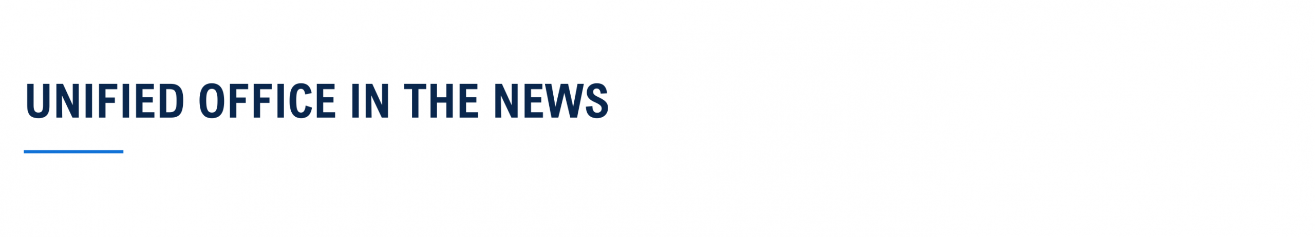 Unified Office News