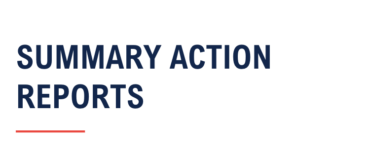 Summary Action Reports
