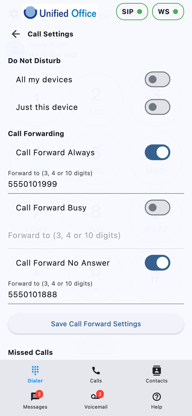 Call Settings